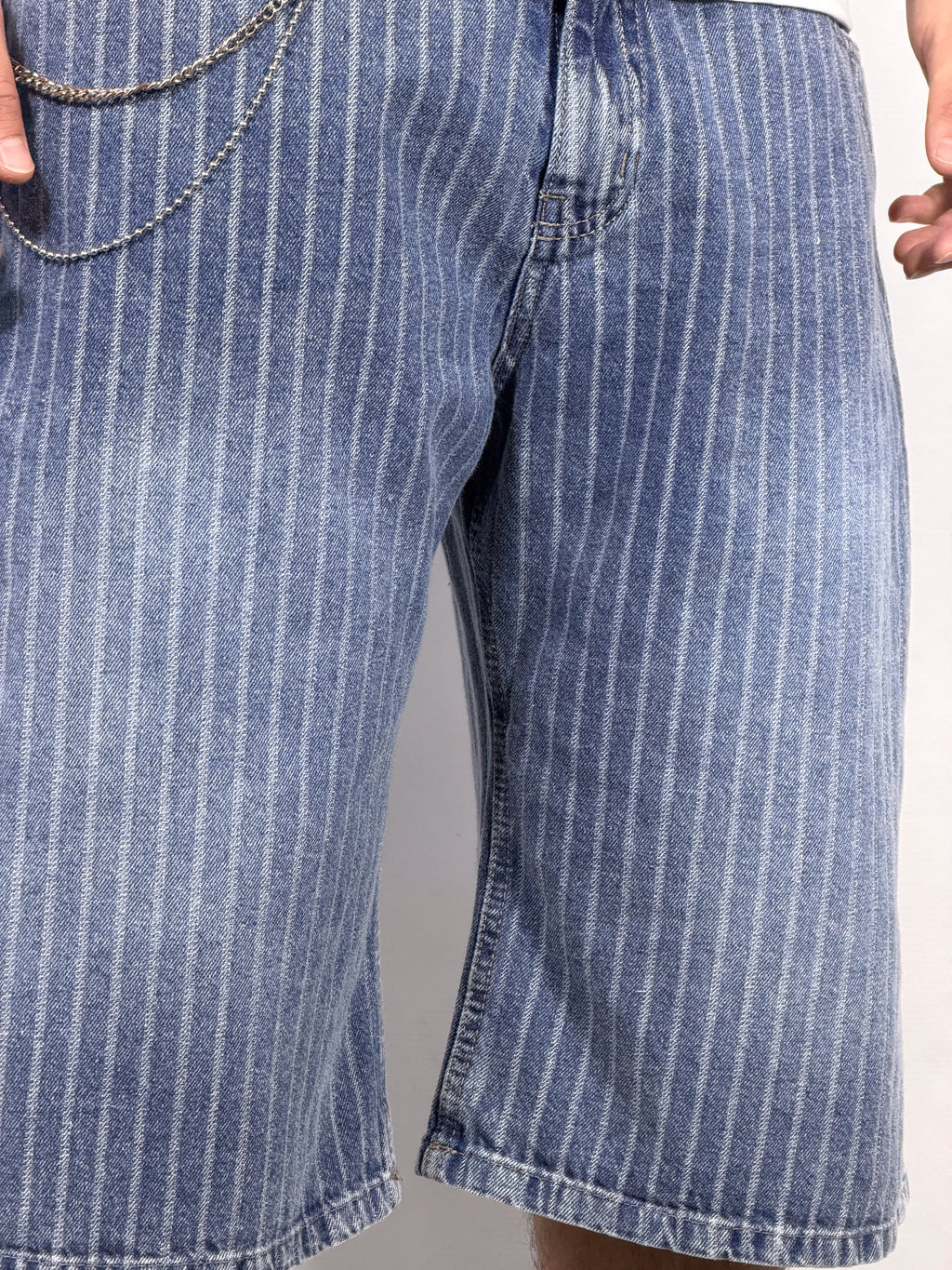 Bermuda Denim Stripe Azul